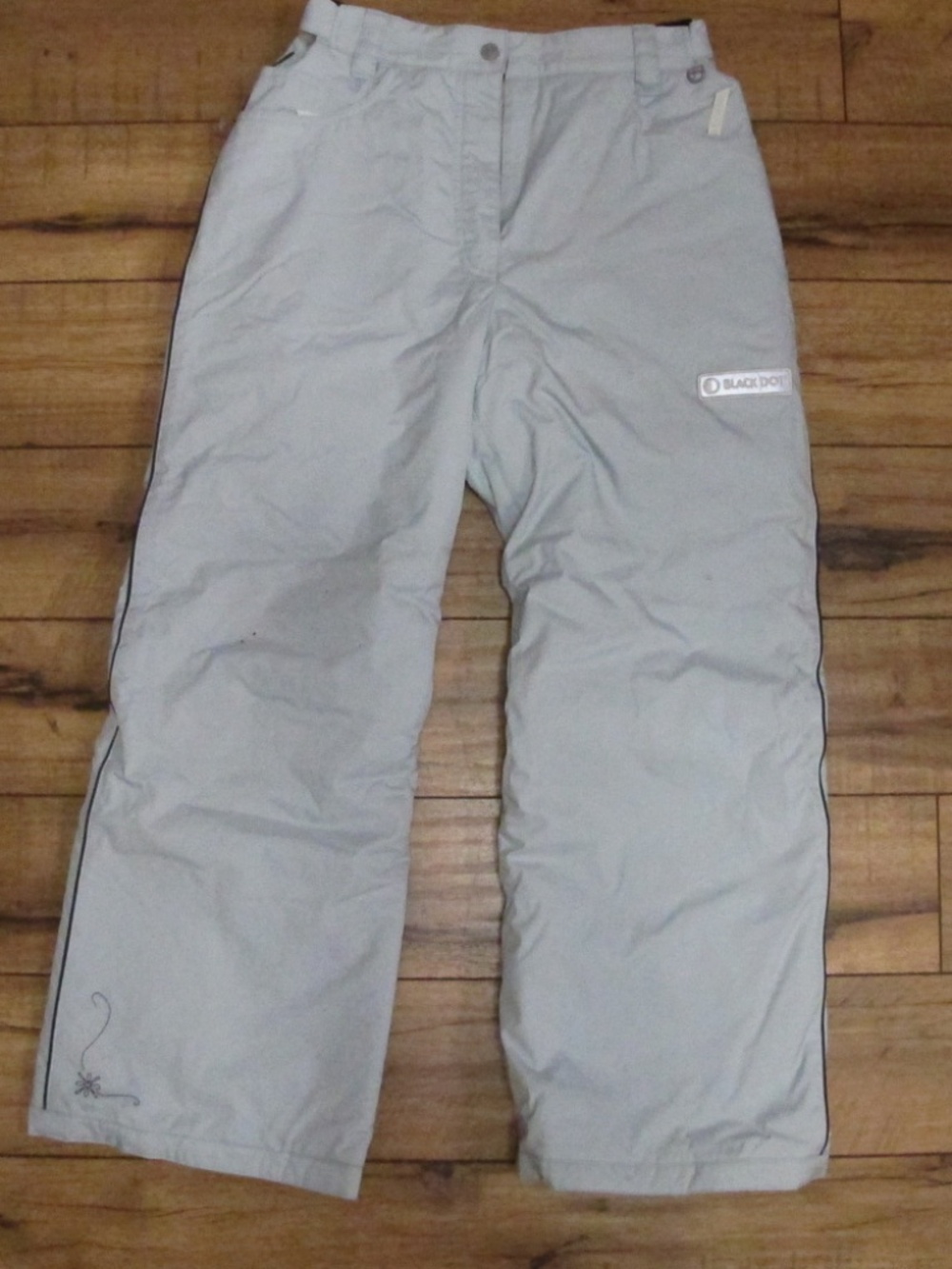 Black Dot Ski Snowboard Pants Blue Winter